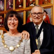 Janet King, mayor of Workington, and her husband David, who passed away last week. Picture: Tom Kay