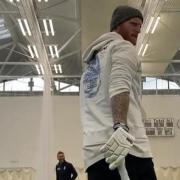 Stokes in the nets yesterday (pic from Ben Stokes Instagram)