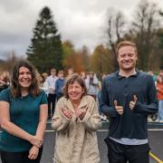 The brave (but wet and cold) teachers who volunteered for 'Sponge the Teacher'