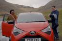 The BBC presenters take on Hardknott pass in a Toyota Yaris