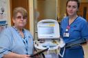 Clinical support worker Kate Stevenson (left) and staff nurse Meghan Ferrie