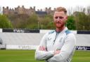Ben Stokes at Durham yesterday for his first media conference as England Test captain (photo: PA)