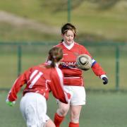Late Workington Reds Ladies player Andrea has been memorialised by the sport she loved. Fred Conway, inset, says the CFA wanted to pay their respects