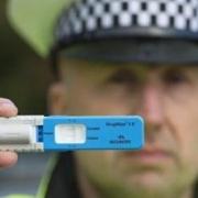CAUGHT: Police carried out a drug swipe test