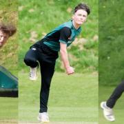 CLOSE: The 'Tyro Trio', Glendinning, Stirling, and Scott, put in good performances to take Staffs to the wire.  Photos by Phil Turner, Mark McAlindon, Lesley Cairns