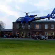 Keswick School Sixth Form prom at Greenhill Hotel, Wigton - Conor and Ryan Weir arrive in style; Saturday 29th March 2014: PAUL JOHNSON 50061281T022.JPG
