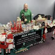 Ada Makes' first appearance at the business and chairty stalls which form part of the Christmas lights  celebrations
