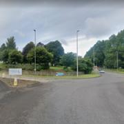 Stainburn School roundabout, Workington