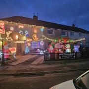 The amazing Christmas lights display