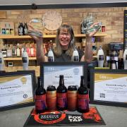 Sue was delighted when one of her bottled beers called Dark Horse won a coveted silver at the Society of Independent Brewers (SIBA) awards earlier this year.