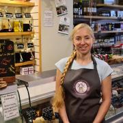Owner Hayley Peacock in the Keswick Cheese Deli