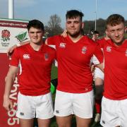WAITING: Paul Harrison, Nat Mossop and Grant Seward playing for the North of England this weekend
