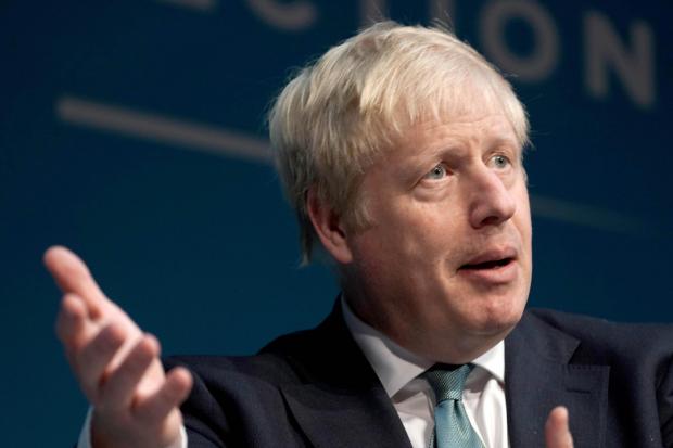 Boris Johnson during a Tory leadership hustings. Picture: Owen Humphreys/PA Wire.