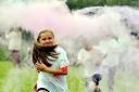 The first Dearham School “colour run” being held by Hospice at Home, with over 100 kids taking part.
pic Tom Kay     Wednesday 1st July 2015 50078586T006.JPG