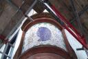 This mosaic of queen Victoria's hed will be restored