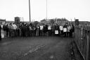 Workington steel workers strike January 1980. 
 50046858T001.jpg
