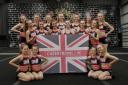 The world champion cheerleaders flying the flag for Britain