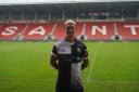 Tee Ritson in his Cumbria kit at the Totally Wicked Stadium, St Helens