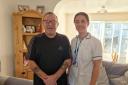 Bus driver John Coward suffered a stroke in November last year which left him with weakness down the left-hand side of his body