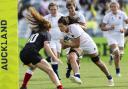 England's Abbie Ward during the Women's Rugby World Cup semi-final match at Eden Park, Auckland, in 2022