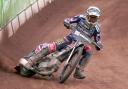 Dan Bewley in action for Great Britain at the Speedway Under-21 World Championship Final at the National Speedway Stadium in Manchester. Picture: David Payne