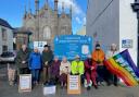The weekly peace vigil in Cockermouth