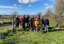 Greysouthen Young Farmers planted a hedge beside an exposed play area in Cockermouth