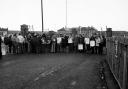 Workington steel workers strike January 1980. 
 50046858T001.jpg