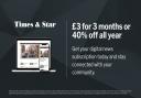 Times & Star readers can subscribe for just £3 for 3 months in this flash sale