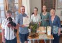 Christ Church has qualified as an Animal Friendly Church (from left) Wendy Sanders (with Millie), Alan Sykes, Diane Sykes, Laura Connolly and Jean Tyers