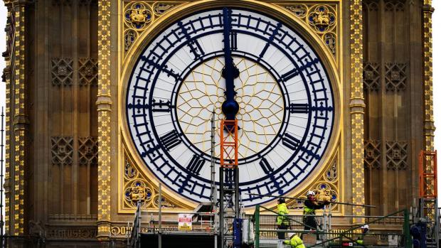Times and Star: Big Ben is set to chime on New Year's Eve as repair works are finally completed (PA)