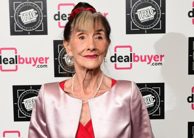 Times and Star: Best known as Eastender Dot Cotton, Actress June Brown, has been awarded an OBE. Picture: PA