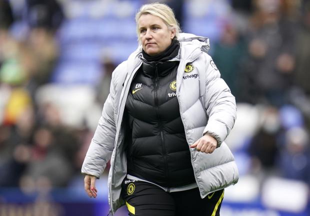 Times and Star: Chelsea Women manager Emma Hayes. Picture: PA