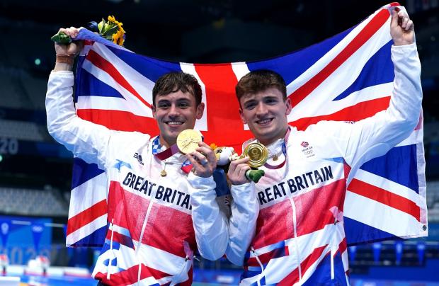 Times and Star: Tom Daley (left) and Matty Lee have been made MBEs. Picture: PA