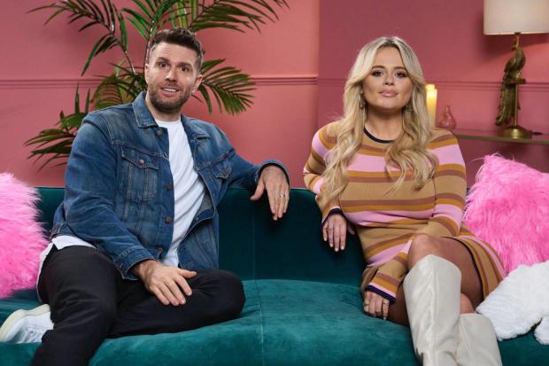 Times and Star: Joel Dommett and Emily Atack will star in the new series of Dating No Filter (Sky)