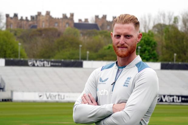 Ben Stokes at Durham yesterday for his first media conference as England Test captain (photo: PA)