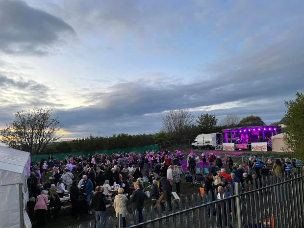 Times and Star: HAPPY: 750 people turned out to the event 