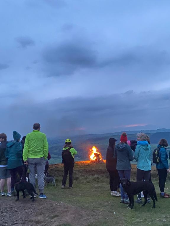 Times and Star: VIEW: A beacon was lit on Ling Fell, Embleton, looking across to Scotland Times and Star: VIEW: A beacon was lit on Ling Fell, Embleton, looking across to Scotland