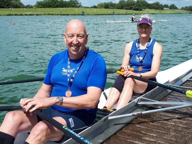 Times and Star: SMILES: Gordon and Celia on the water