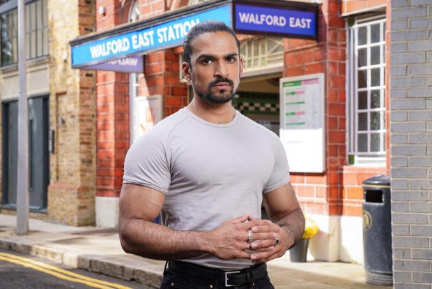 Times and Star: BBC handout photo of Aaron Thiara as new Eastenders character Ravi Gulati . (PA)