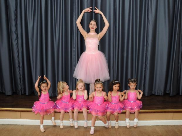 Times and Star: Group, Emily Nann, and left to right, Isabella Parke aged 4 from Thornhill, Lilianna Scurr aged 3, from Whitehaven, Maria McGrath aged 3 from Whitehaven, Mila Robinson aged 3 from Moresby, Alyah Newlove aged from Moor Row, Isla Agnew aged 4 from Whitehaven. Pretty Ballerina Sereese Knowles aged 5 from Whitehaven.