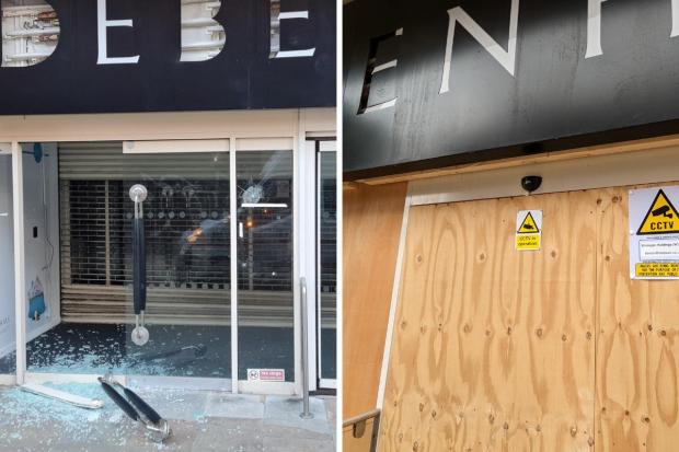 CCTV installed at empty shops after vandalism and break-ins