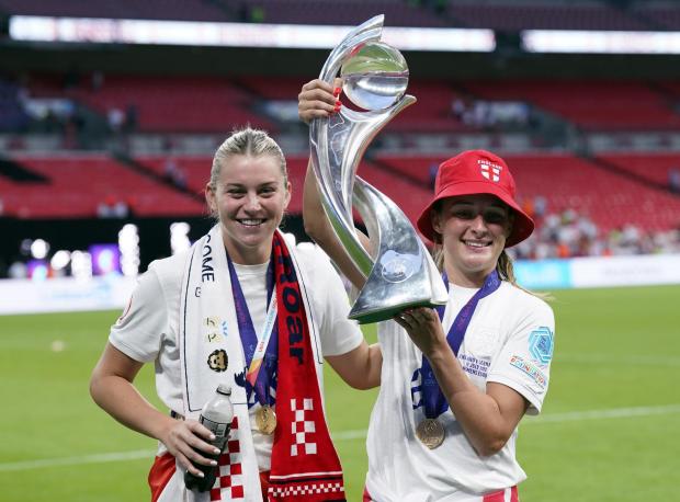 Times and Star: Alessia Russo, left, and Ella Toone. Credit: Danny Lawson/PA Wire