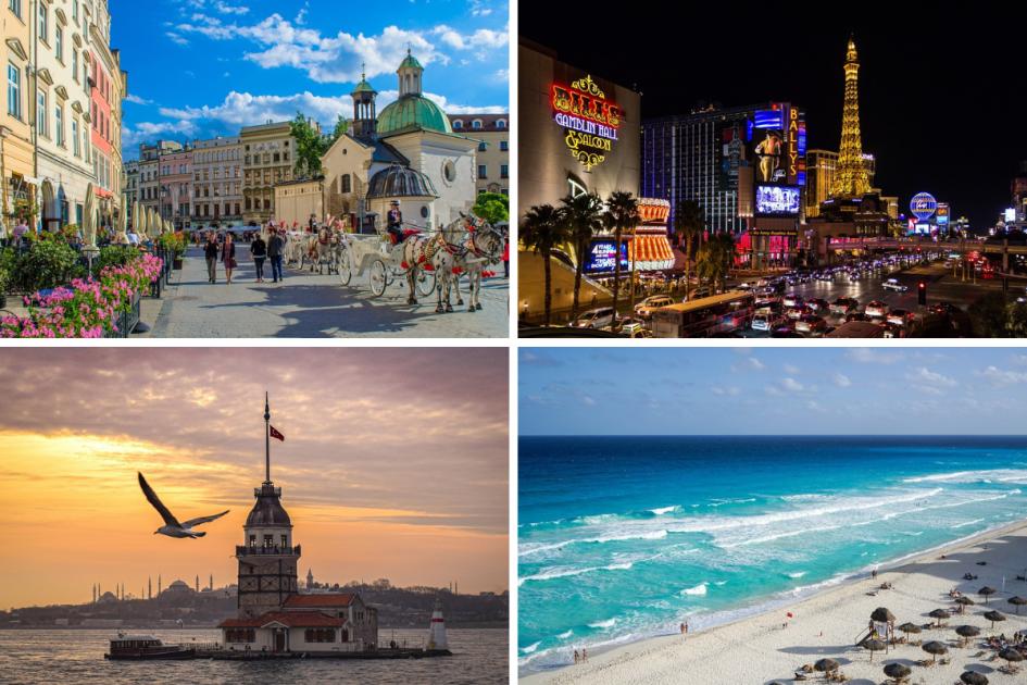 Vegas, Krakow, Türkiye ve Meksika – Cumbria’daki en iyi tatil yerleri