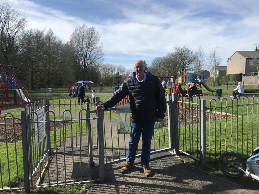 Popular play area project marks end of hard-working councillor's 28-year term 