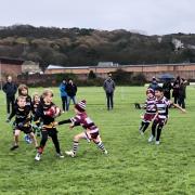 Whitehaven RU Sharks and Cockermouth Wasps played a fun mini festival