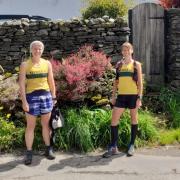Rachel and Trudy on leg four of the Keswick AC challenge