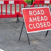 One lane of the J40 is closed