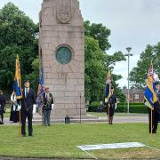 A service was held at the war memorial to honour those who have served