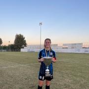 WINNER: Steffi captained Apollon Ladies to Super Cup Victory Photo: Franginos Theodorou